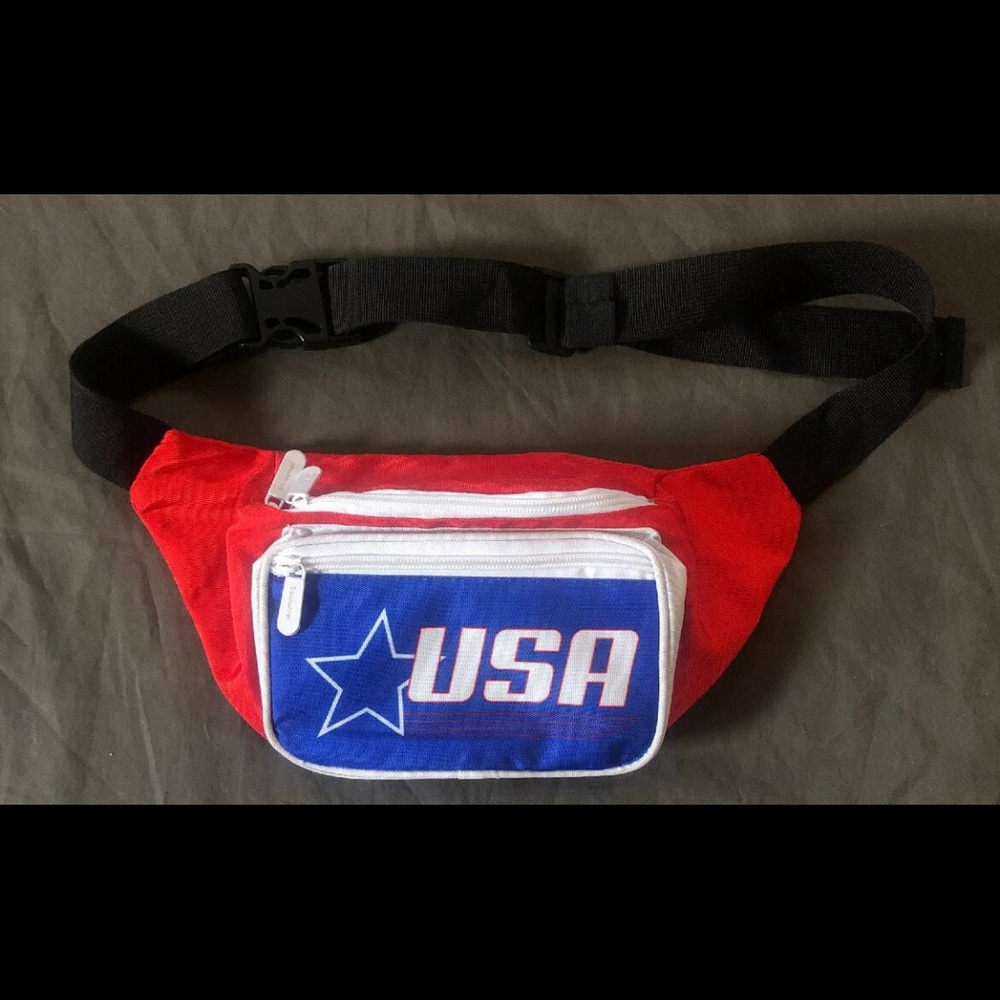 SoJourner Bags Fanny Pack - USA American Flag Star